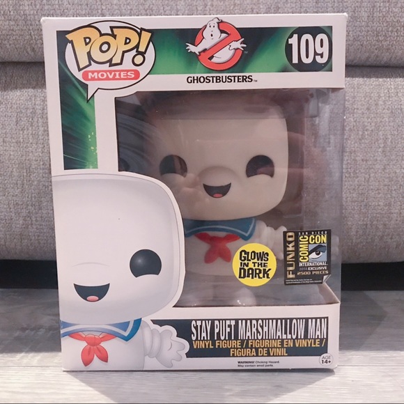 2014 SDCC 6" Stay Puft Over-Sized Funko Pop - Picture 2 of 6